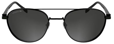 Lacoste Men's Sunglasses L271S - Matte Black with Solid Grey Lens
