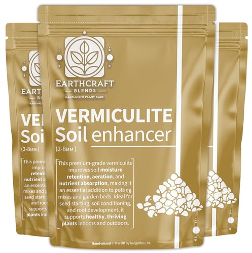 Horticultural-Grade Vermiculite for Plants – Lightweight Soil Conditioner for Drainage, Aeration & Moisture Retention 1l - 100l (20 Litre)