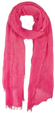 fashionchimp Damenschal mit Fransensaum, softweiche Naturfaserqualität aus 100% Bambus, leichtes Sommertuch - Made in Italy