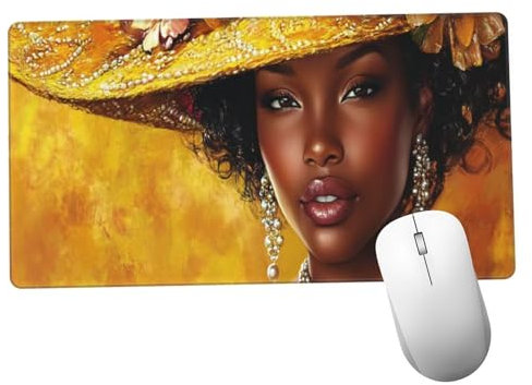 India Alfombrilla Ratón 1400x600x3mm Alfombrilla Raton XXL con Base de Goma Antideslizante, Accesorios Gaming Hermosa, Ordenador Gamer Regalos, Mouse Pad Gaming Mejora La Precisión Y La Velocida Y756