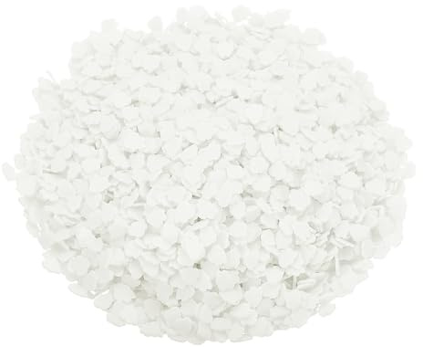 sourcing map Fake Sprinkles, 100G Cloud Resin Fake Candy Sugar Faux Sprinkles Polymer Clay Slices for Nail Art DIY Crafts Cake Dessert Phone Case Shaker Card Filler, White