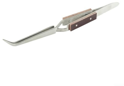 Pinzette in acciaio inox per uso professionale nella saldatura di gioielli e riparazioni artigianali (curve)