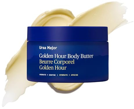Ursa Major Golden Hour Body Butter | Fast Absorbing Body Lotion | Provides Deep Hydration & Supports Skin’s Barrier | Rich Texture, Non-Greasy Finish | Vegan, Cruelty-Free, Non-Toxic | 6.7 ounce