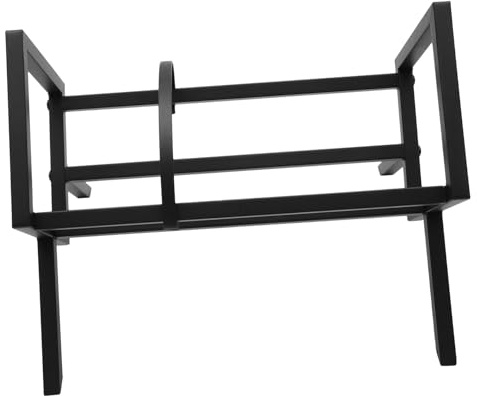 Holibanna Estante De Almacenamiento De Cd Porta Discos De Vinilo Estante Para Guardar Discos Organizador De Archivos De Escritorio Casa De Metal De Madera