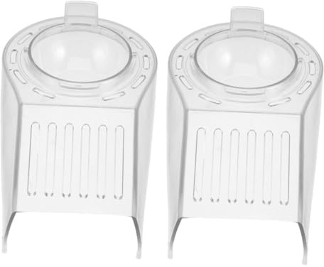 Cabilock 2pcs Acrylic Replacement Popcorn Maker Lids Heat Resistant Covers for Small Electric Hot Air Popcorn Machines Household Movie Night Accessory Easy to Clean