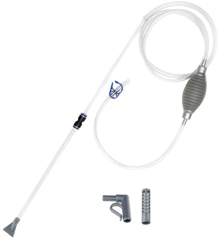 Oxtxuzdm Aquarium Wasserwechsler Kit Siphon Fisch für Aquarienkies mit Wasserschlauch für kleine Fische Betta für Bräune Kiesreiniger für Aquarium