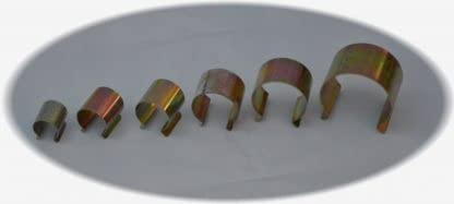 Jeha 20 mm Gewächshaus - Klammern Gewächshausklammern Gewächshausclip (25 Stück)