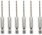 DEFIYEAR 6PCS Hex Shank Drill Bit Set - 2mm Drill Bits High-Speed Steel, Twist Drill Bit for Wood Metal Plastic, for Versatile Drilling in Various Applications (2mm)