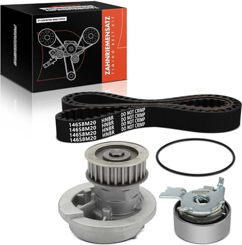 Frankberg Zahnriemensatz Zahnriemen mit Wasserpumpe Benzin 7883-13026 | Kompatibel mit Kadett E Caravan T85, Calibra A C89, Vectra A CC J89, Omega A Caravan V87, Astra F Kasten/Kombi T92