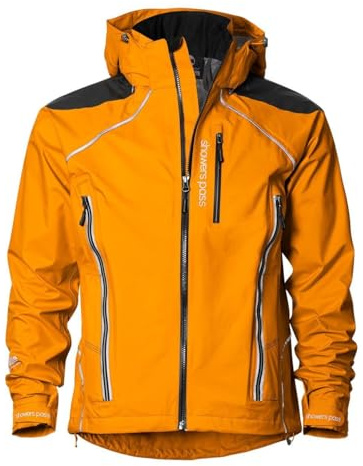 Showers Pass Men's Refuge Rain Jacket - Premium 3-Layer Waterproof Breathable Shell - For Outdoor Activities, Goldenrod, M