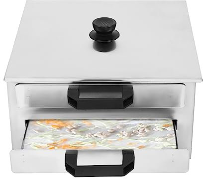 Macchina per involtini di riso cantonese – Macchina per involtini di riso e vaporiera con vassoio extra – Pentole in acciaio inox 304 per realizzare autentici involtini di riso