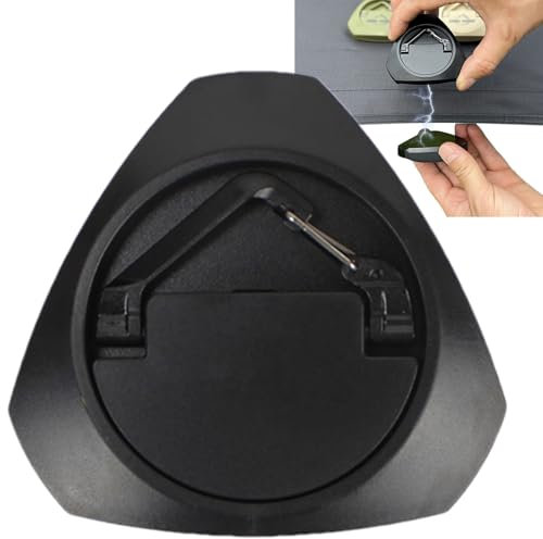 Gancio di copertura magnetica - ganci magnetici per tende troppo vestite, ganci di fissaggio della | Gancio magnetico da campeggio, triangolare, compatto, robusto, sospensione coperta della tend