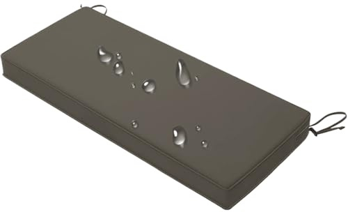 3cm Dicke Sitzkissen Sitzpolster Sitzauflage Bank, Outdoor Bankauflage Wetterfest, Rutschfeste Eckbank Auflagen Sitzauflage FüR Gartenbank, Wasserdicht Bankkissen Gartenbankauflagen,No4,130X45X3CM