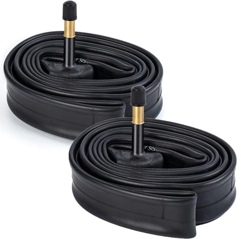 YunSCM 2PCS 47/57-622 28/29 Zoll Schlauch 28/29x1.75 28/29x1.95 28/29x2.0 28/29x2.10 28/29x2.125 AV48mm Valve Schrader, kompatibel 28/29 Zoll Fahrradschlauch/E-Fahrrad Schlauch 28/29x1.75/2.125