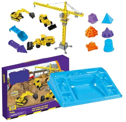 Generisch Konstruktions-Sandkasten-Set,Ingenieur Spielzeug,Sensorik-Sandspielzeug | Für Mädchen Schüler Kindergeburtstag Klassenraum Kindergarten Spielzimmer