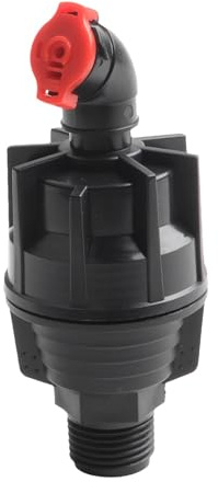 Arroseur rotatif à 360 degrés de 1,27 cm pour l'irrigation agricole et de la pelouse, tête auto-rotative réglable, construction ABS, arrosage à large couverture pour jardins, serres, parterres de