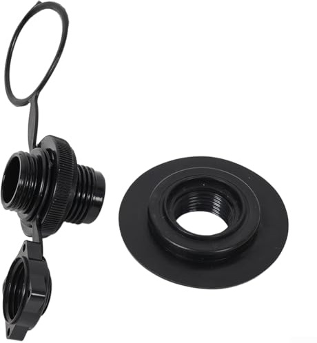 Tapa de válvula para botes inflables para KAYAK y colchones de aire construida para adaptarse a boquillas roscadas de 22 mm y mantener la integridad del sello (C)