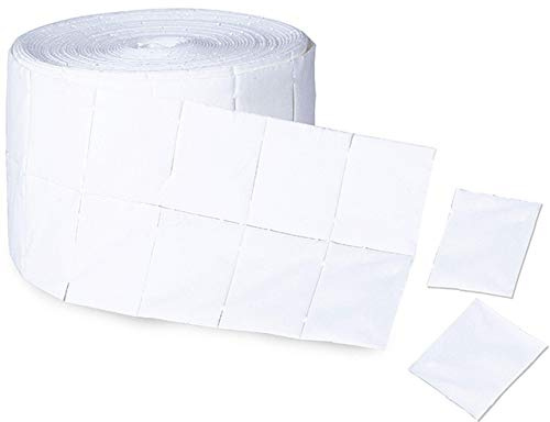 NÉONAIL Staubfreie Zellulose Pads 12-Lagig - Fusselfreie Wattepads - Nägel Zubehör - Nagellackentferner Pads - Gelnägel Zubehör - Baumwollpads - Zellstofftupfer Rolle - Reinigungspads - 500 Stk