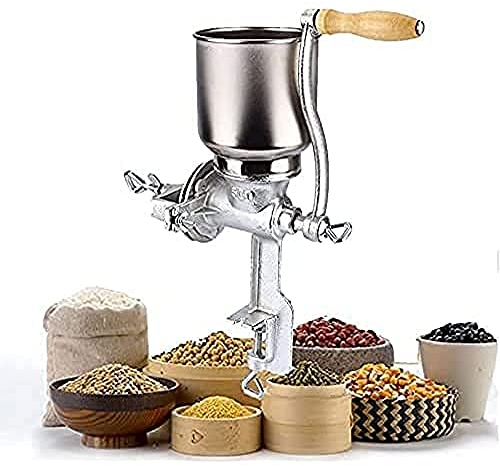 Molinillo de Café Manual Molinillo de Granos de Maíz Cereales Molino de Hierro Fundido Herramienta de Molienda de Mano