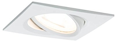 Paulmann Einbauleuchte LED Coin Nova eckig 6,5W Weiß 1er-Set schwenkbar IP23 sprühwassergeschützt
