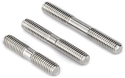 BOZONLI Stehbolzen aus Edelstahl 304 Verlängerungsbolzen Bolzenschrauben Schraubenstange Doppelkopf Bolzen Schraubenstangen, M10×90mm,2 pcs