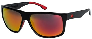 Quiksilver Överföringsglasögon, svart/ML röd, en storlek herr, Svart/Ml röd, One size