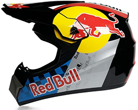Motocross Helm mit Visier Full Face Motorradhelm Riding Motocross Racing Motobike Helm mit Off Road Maske Helme Goggles
