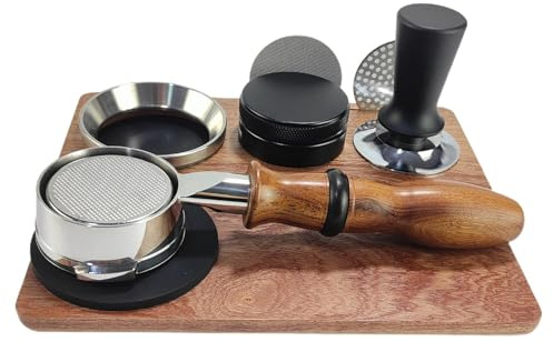 Jomewory Espresso Tamperstation | Kaffee Manipulationsständer aus | Tamper Halter, Espresso Ständer, Kaffeestation Organizer, 51/54/58mm Espressomaschinen Zubehör - 240 x 190 x 25 mm