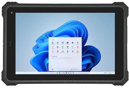 RUGLINE Tabletas resistentes IP68 RT-I10Y, tablet Windows de 10.1 pulgadas, Windows 11 Pro Upgrade, 8 GB + 128 GB, Intel N5100, GPS 4G LTE, tableta de mano industrial con correa de mano para trabajos