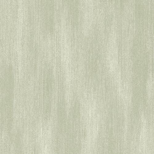 Grandeco Distressed Fabric Effect Plain Wallpaper, Sage Green