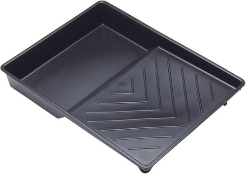 Paint Roller Tray With Textured Anti-Skid Grip Recycled Plastic For Trade DIY Rollers Up To 9 Wide Paint Varnish Woodstain Emulsion
