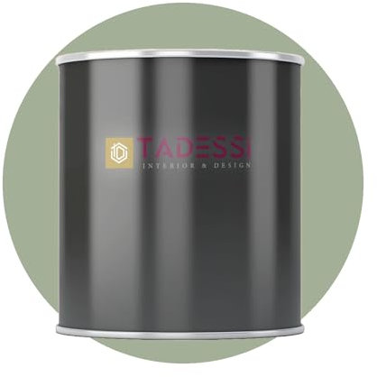 TADESSI Wall Select Wandfarbe Grün - Salbeigrün - abwaschbare Innenfarbe matt - Dispersionsfarbe - Geruchsarm und Lösemittelfrei - 2.5 Liter Gebinde
