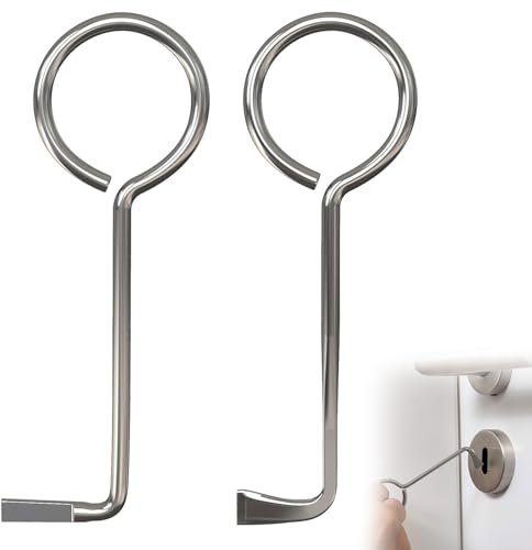 2 Stück Dietrich Set,Buntbartschlüssel,Buntbartschlüssel Universal,Dietrich Set Profi,Bunbartschlüssel Universal,Öffnet Nahezu Jede Tür,Zimmerschlüssel Türöffnungswerkzeug Bunt Bart