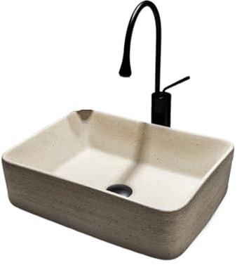 GLigeT Lavabo Salle de Bain Vasque de Salle de Bain à Poser sur Plan de Travail Moderne Vasque à Poser