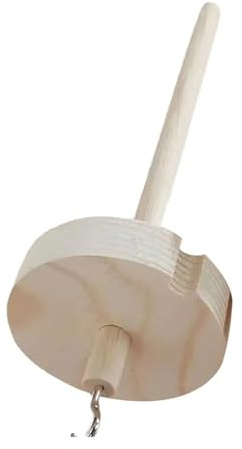 MOHUIED Fuso a Mano in Legno Drop Spindle Spazzola for Filati di Lana Spina Filato a Spirale in Legno Filatura Fatta a Mano Accessori for Cucire for riporre la