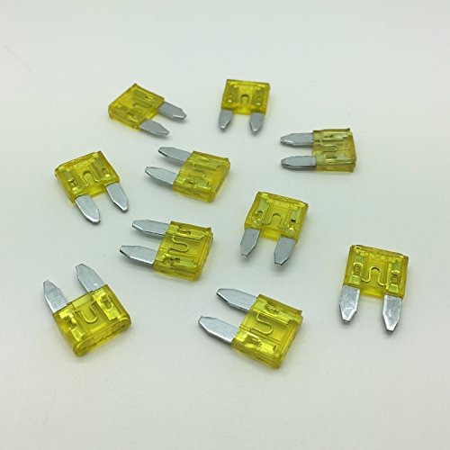 20A Car Auto Mini Blade Fuse 20 Amp ATM - Pack of 10