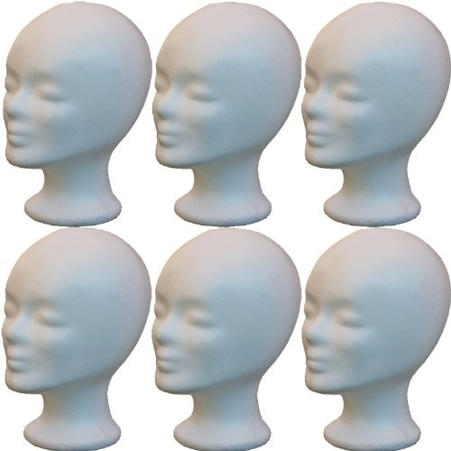 6-Pack - Styroporkopf Standard - Qualität aus deutscher Herstellung