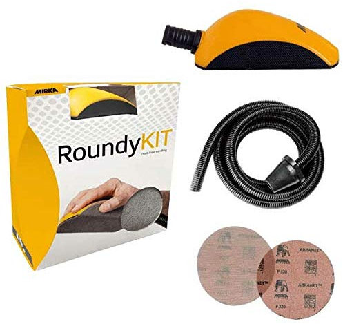Mirka Handblock Ø 150 mm „Roundy“ mit Absaugung