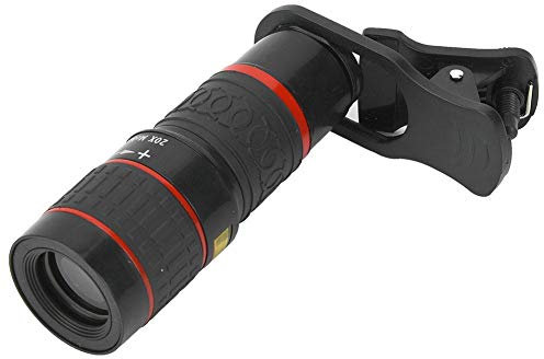 20X Zoom Telephoto Mobile Phone Lens with HD Eyepiece, Portable Long Focus Zoom Telephoto Lens with Clip for Smart Phone Tablet PC