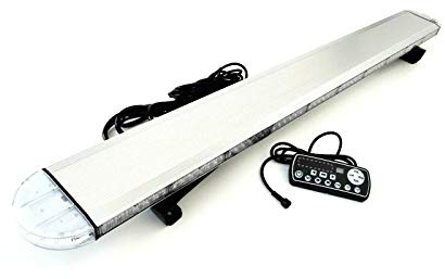 Matel Service - LED Warnleuchte orange 12/24V - LED Lichtleiste Auto 1230mm – Inkl. Fernbedienung - Lichtleiste 138 LEDs - Zusatzscheinwerfer für Fahrzeuge mit Zulassung - 8 einstellbare Blitzmuster