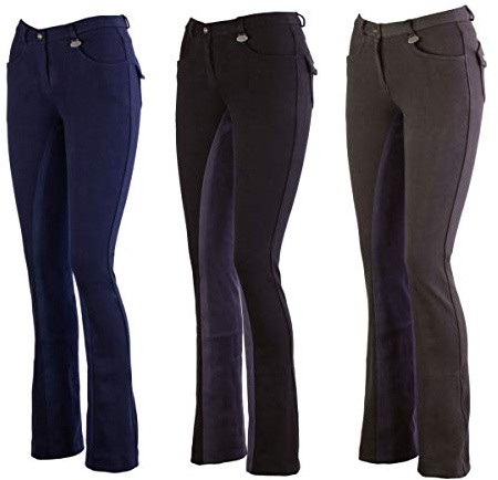 Lazura - Damen Jodhpur Reithose Vollbesatz Comfort – in 3 Farben | Reiterhose – Vollbesatzreithose