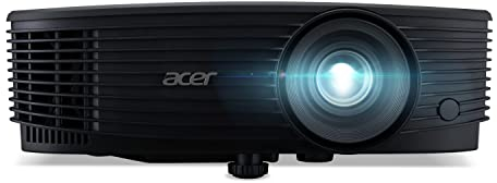 Acer X1329WHP DLP Beamer (WXGA (1.280 x 800 Pixel) 4.800 ANSI Lumen, 20.000:1 Kontrast, 3D, Keystone, 1x 3 Watt Lautsprecher, HDMI (HDCP)) schwarz, Home Cinema/Business
