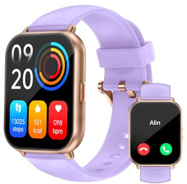 RUIMEN Smart Watch Answer Dial Call,Smart Watches for Women Men HD Touch Screen Fitness watch with SpO2-Monitor Heart Rate Sleep Monitor Pedometer Watch Multi Sports Mode for Android iOS