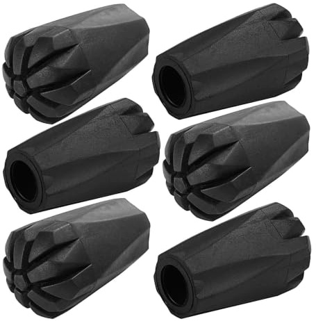 6pcs Walking Stöcke Gummipuffer, Walking Pads Gummipuffer Für Wanderstöcke | Trekkingstöcke Walkingstöcke Asphalt Kiess Berge Wandern Gummistopper Aufsätze, Rutschfeste Gummistockspitzen