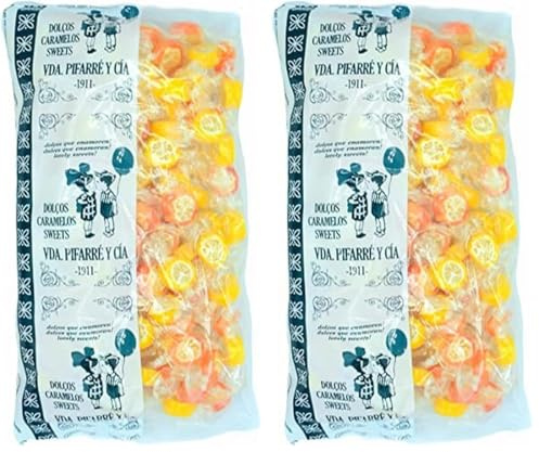Pifarré 1911 Caramelos Rocks Surtidos 1000 g (Paquete de 2)