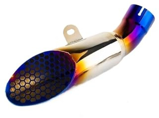 Motorcycle exhaust center pipe Motorcycle Accessories For RSV4 1100 V4 1100 2021-2024 Slip-on Muffler RSV4 Exhaust Connection Pipe Noise Reduction(A)