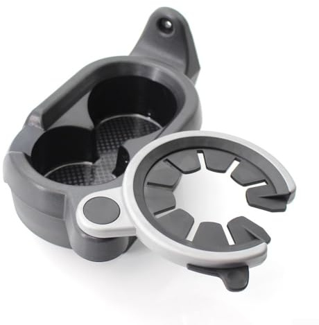 ABS Auto Getränkehalter für Smart Fortwo 451 2007 & 2014, Material Schwarz Innenraum Zubehör Mittelkonsole Getränkehalter Ersatzteil A4518100370