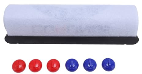 Juego de Curling de Mesa Interactivo con tapete Grande y Compacto Enrollable, Ideal para divertirse en casa o al Aire Libre.
