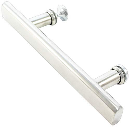 Di Vapor (R) - Maniglia per porta della doccia, 125 mm da foro a foro, in acciaio inossidabile