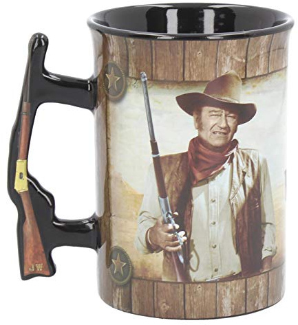 Nemesis Now C3624J7 John Wayne A Mans Gotta Do Mug 13cm Brown, 16cm